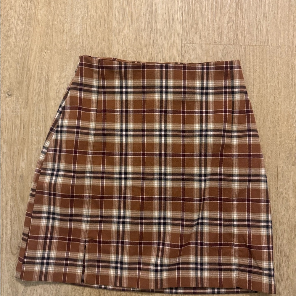 Brandy Melville Brown Pencil Mini Skirt
